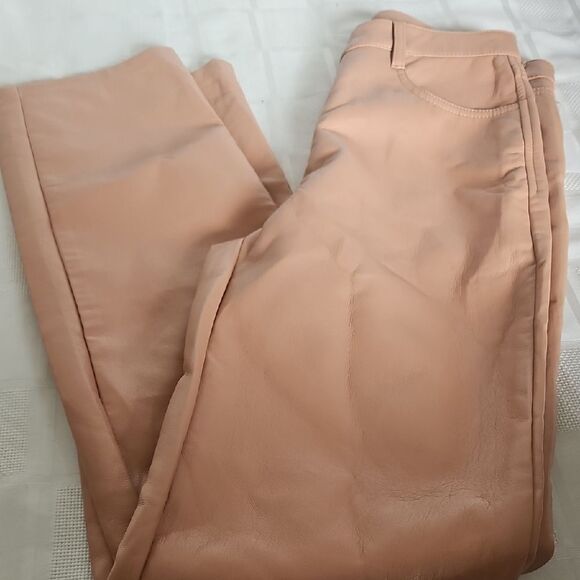 Wilfred Camel Faux Leather Pants - Picture 15 of 16